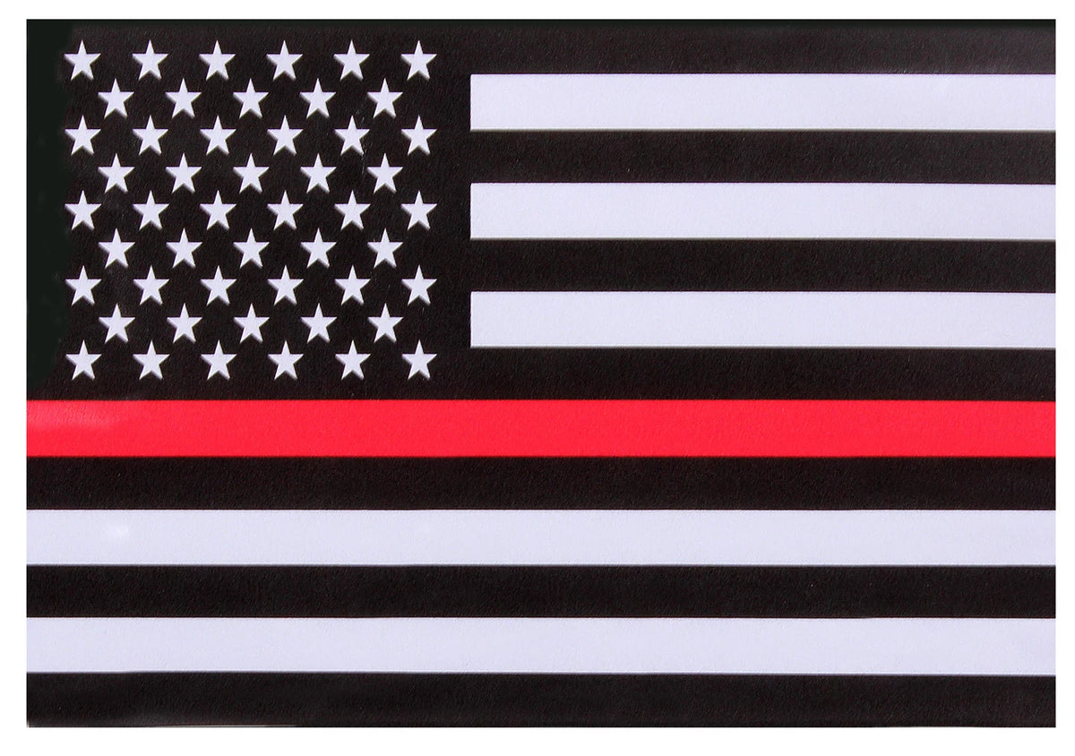 Rothco Thin Red Line Flag Decal - Rothco 1295