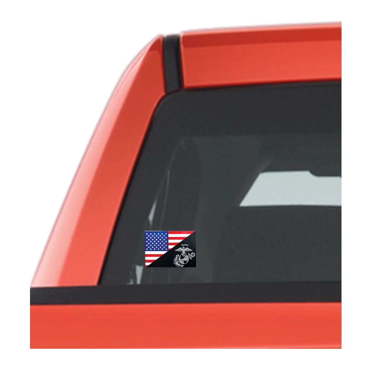 Rothco USMC Eagle, Globe and Anchor Flag Decal (Outside / Back Gum) - Rothco 1298