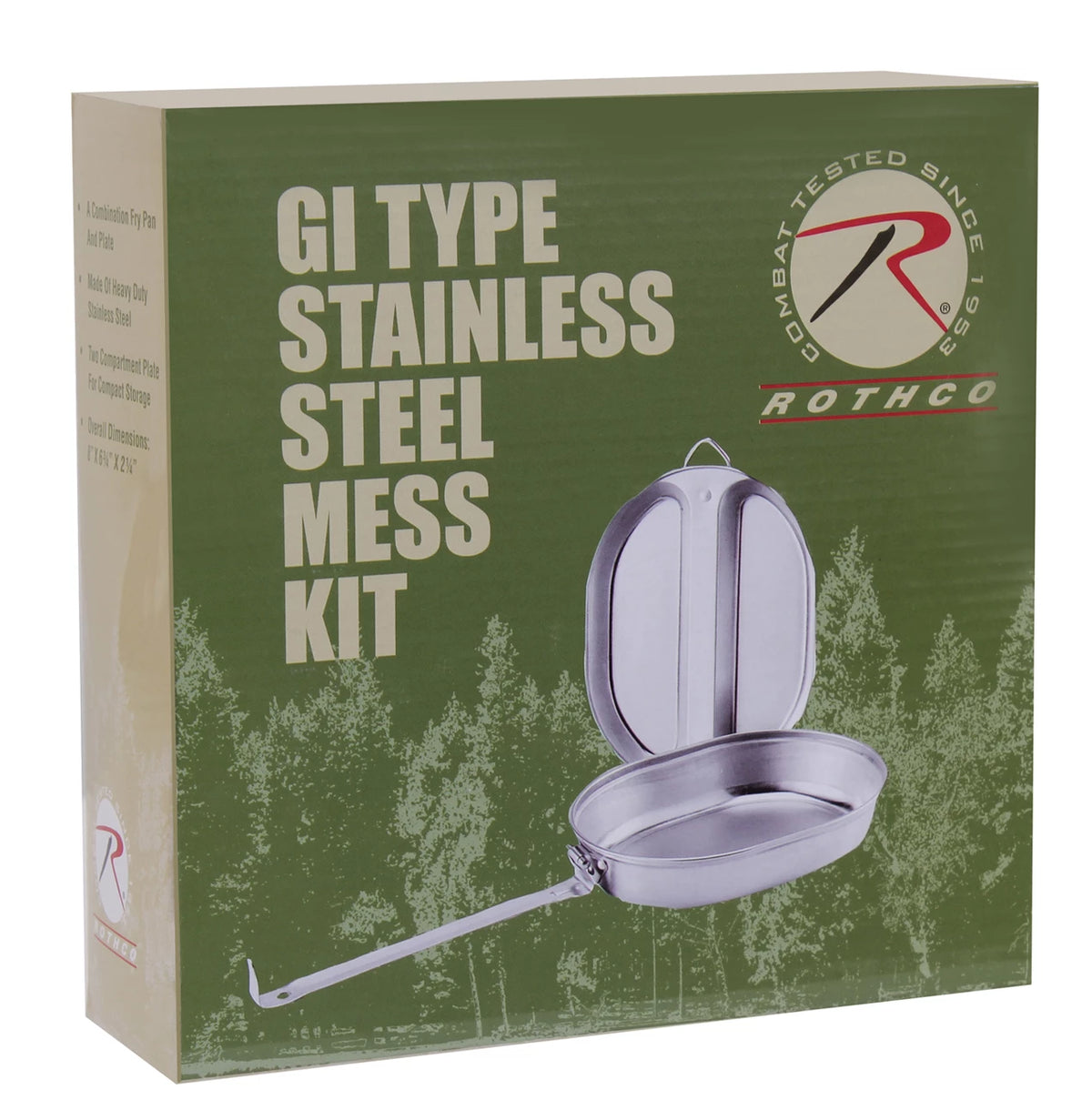 Rothco GI Type Stainless Steel Mess Kit - Rothco 130