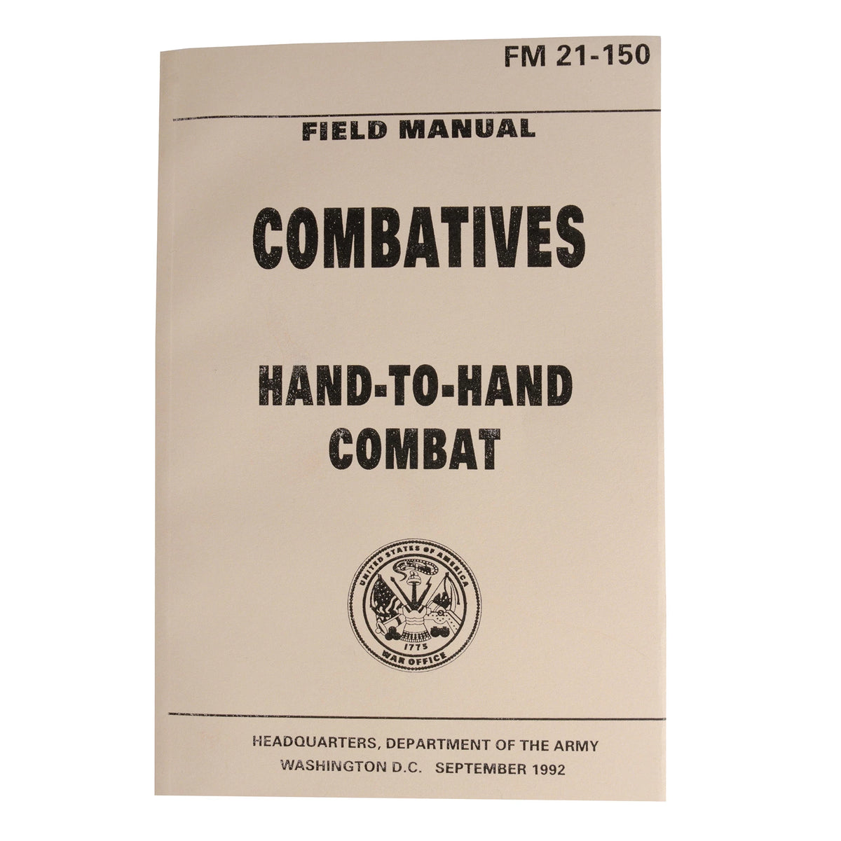 Combative Hand-to-Hand Combat FM21-150 Manual - Rothco 14000