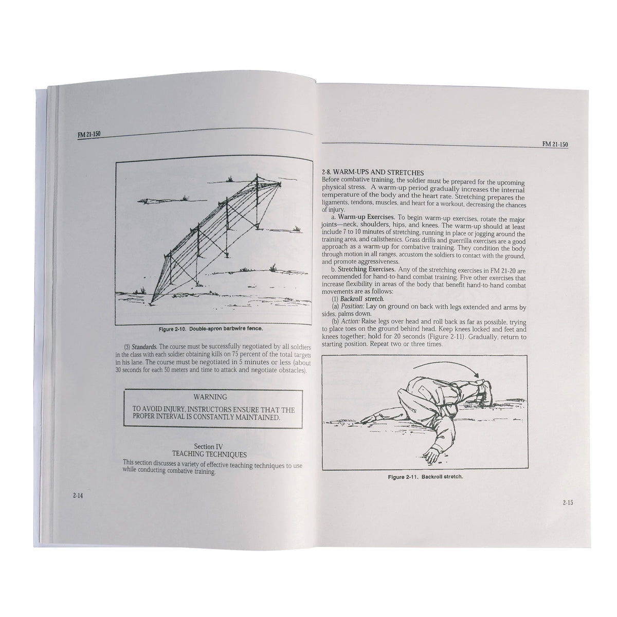 Combative Hand-to-Hand Combat FM21-150 Manual - Rothco 14000