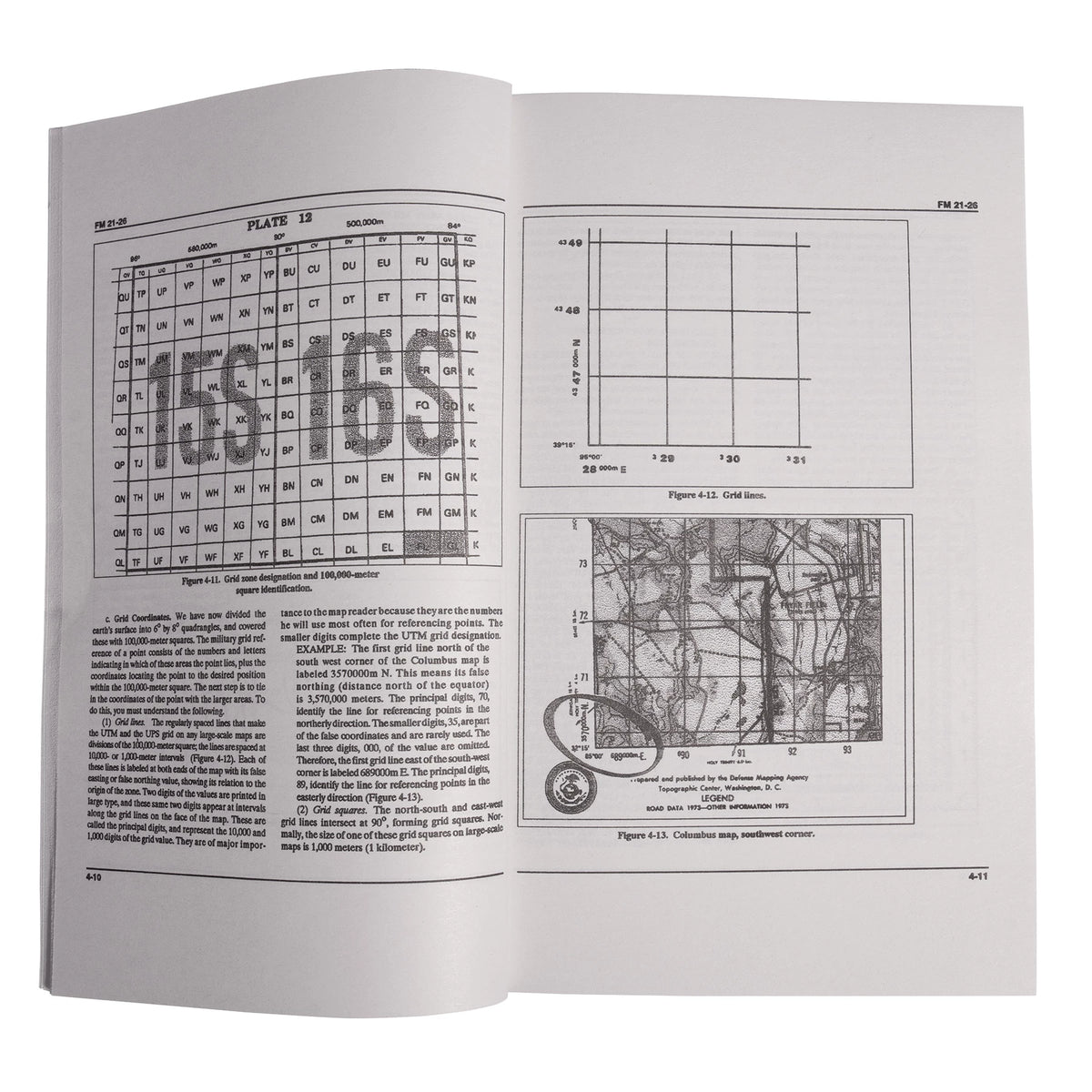 Map Reading and Navigation FM21-26 Manual - Rothco 14001