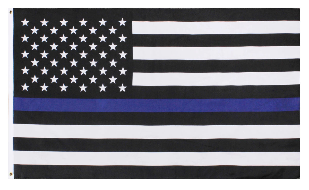 Rothco Thin Blue Line U.S. Flag - Rothco 1516