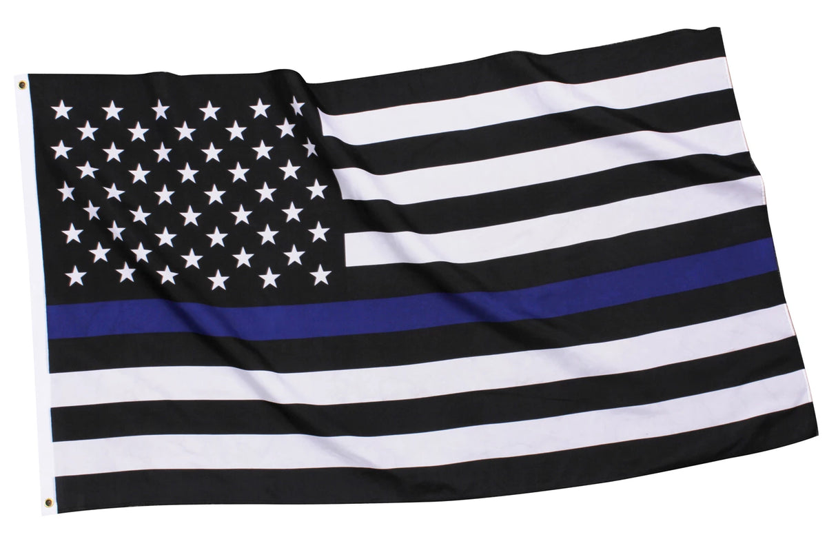 Rothco Thin Blue Line U.S. Flag - Rothco 1516