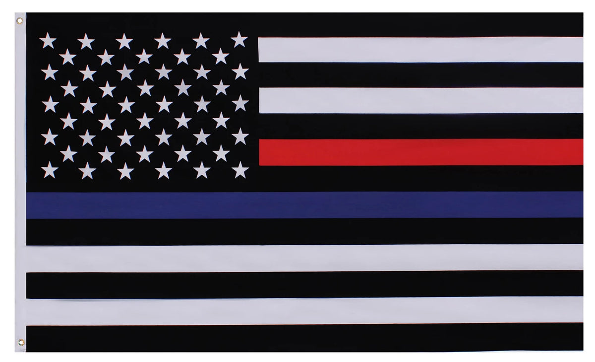 Rothco Thin Blue and Thin Red Line Flag - Rothco 14456
