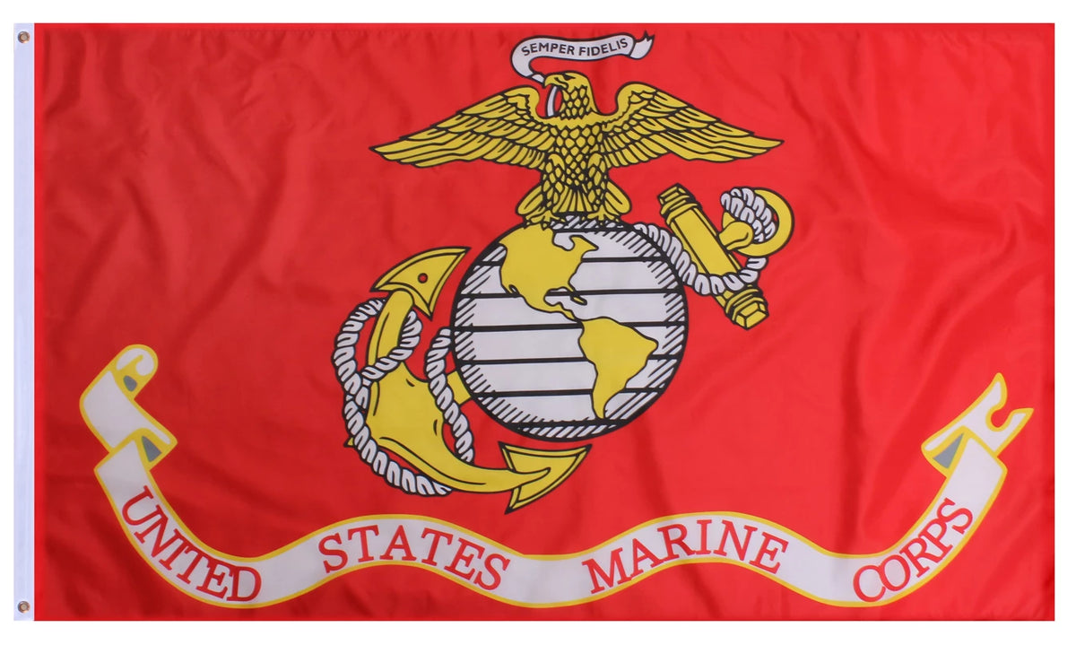 Rothco U.S.M.C. w/ G&A Flag - Rothco 1459