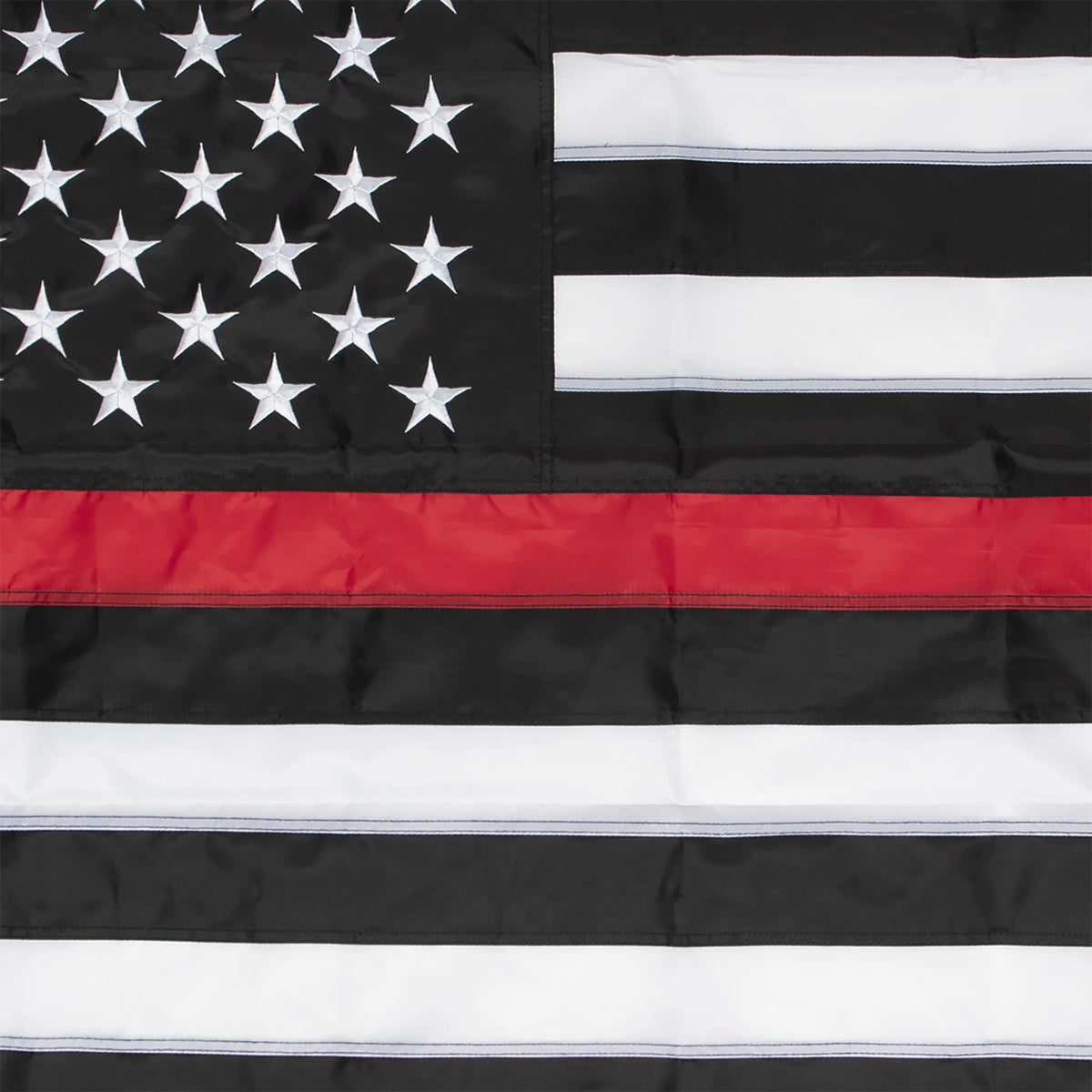 Rothco Deluxe Thin Red Line Flag / 3' X 5' - Rothco 15961