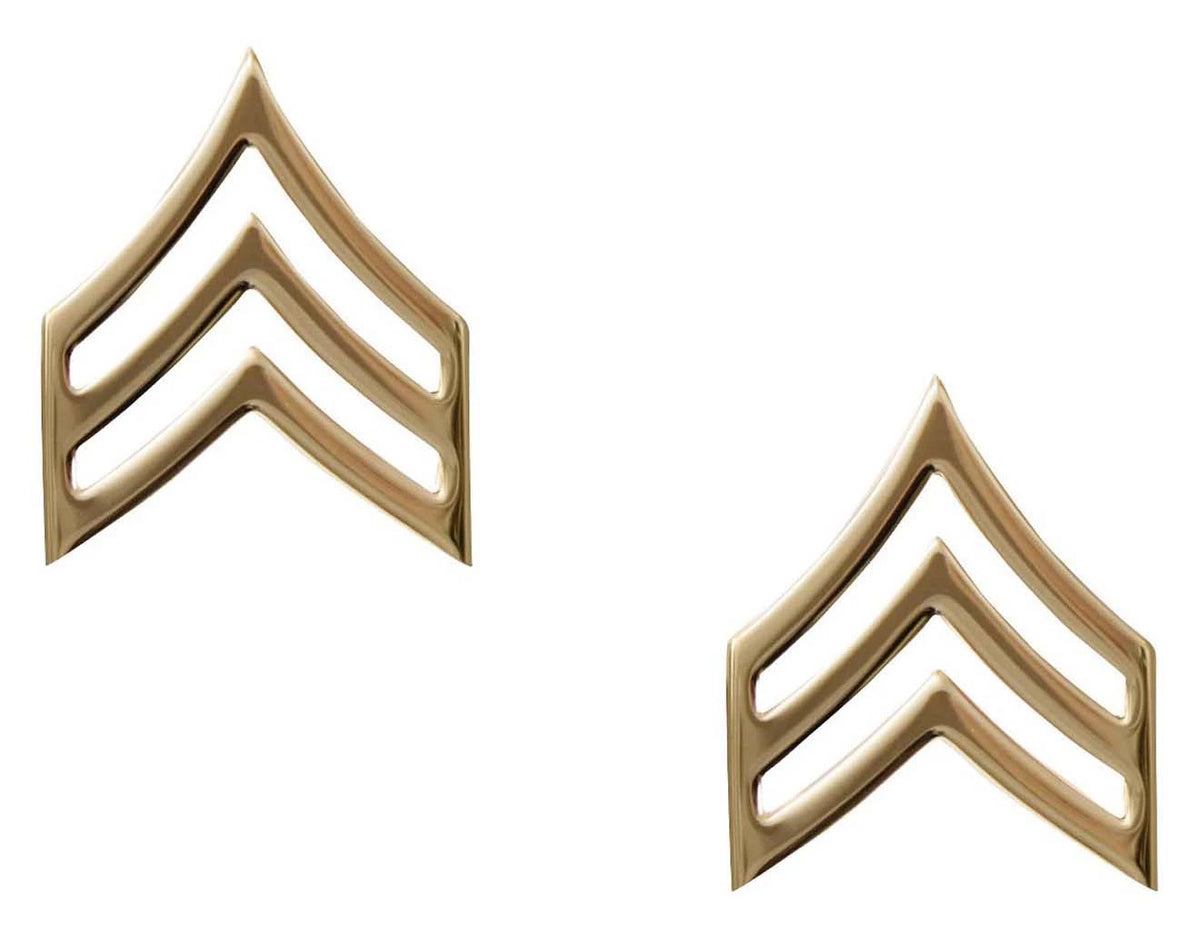 Rothco Sergeant Polished Insignia - Rothco 1643