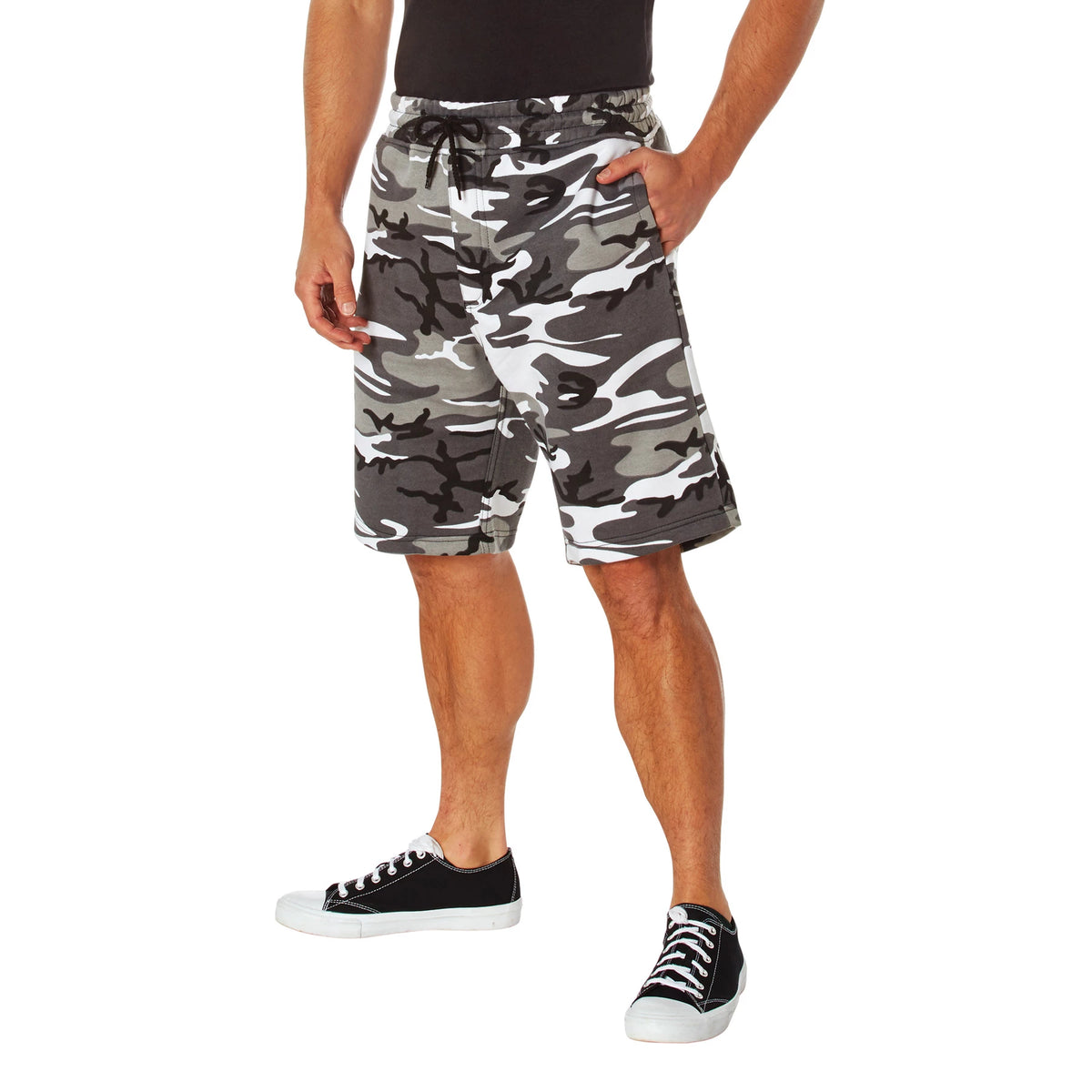 Rothco Camo And Solid Color Sweatshorts - Rothco 1722