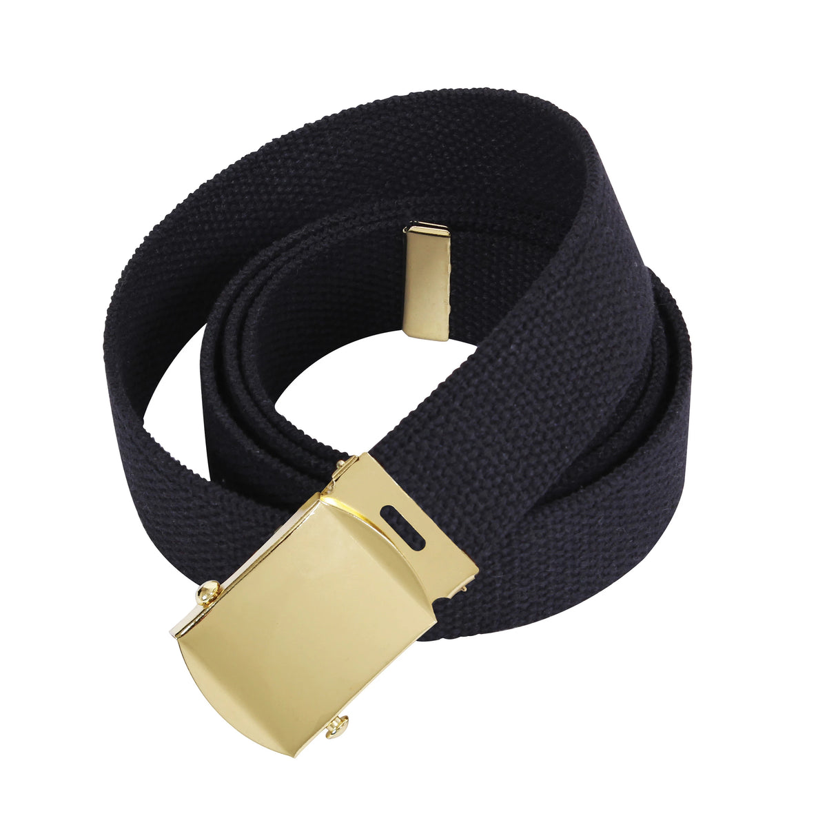 Rothco 74 Inch Military Web Belts - Rothco 1724-BLK/GLD