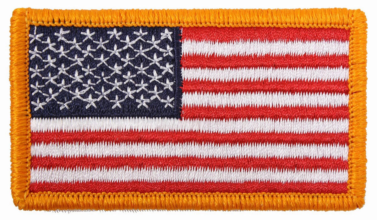 Rothco American Flag Patch - Hook Back - Rothco 17775