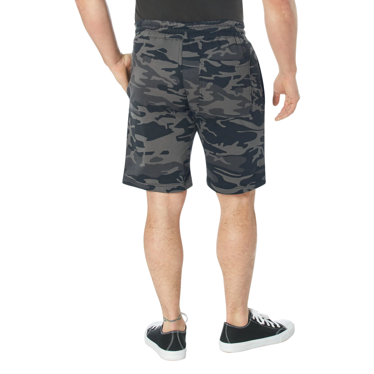 Rothco Camo And Solid Color Sweatshorts - Rothco 1785-SML