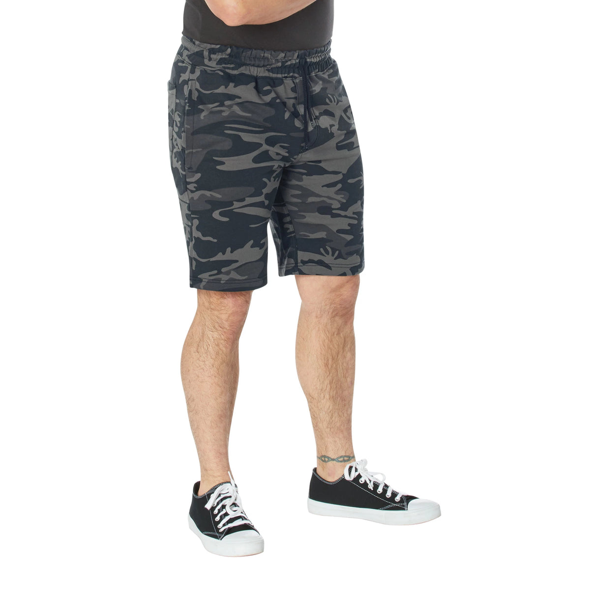 Rothco Camo And Solid Color Sweatshorts - Rothco 1785-SML