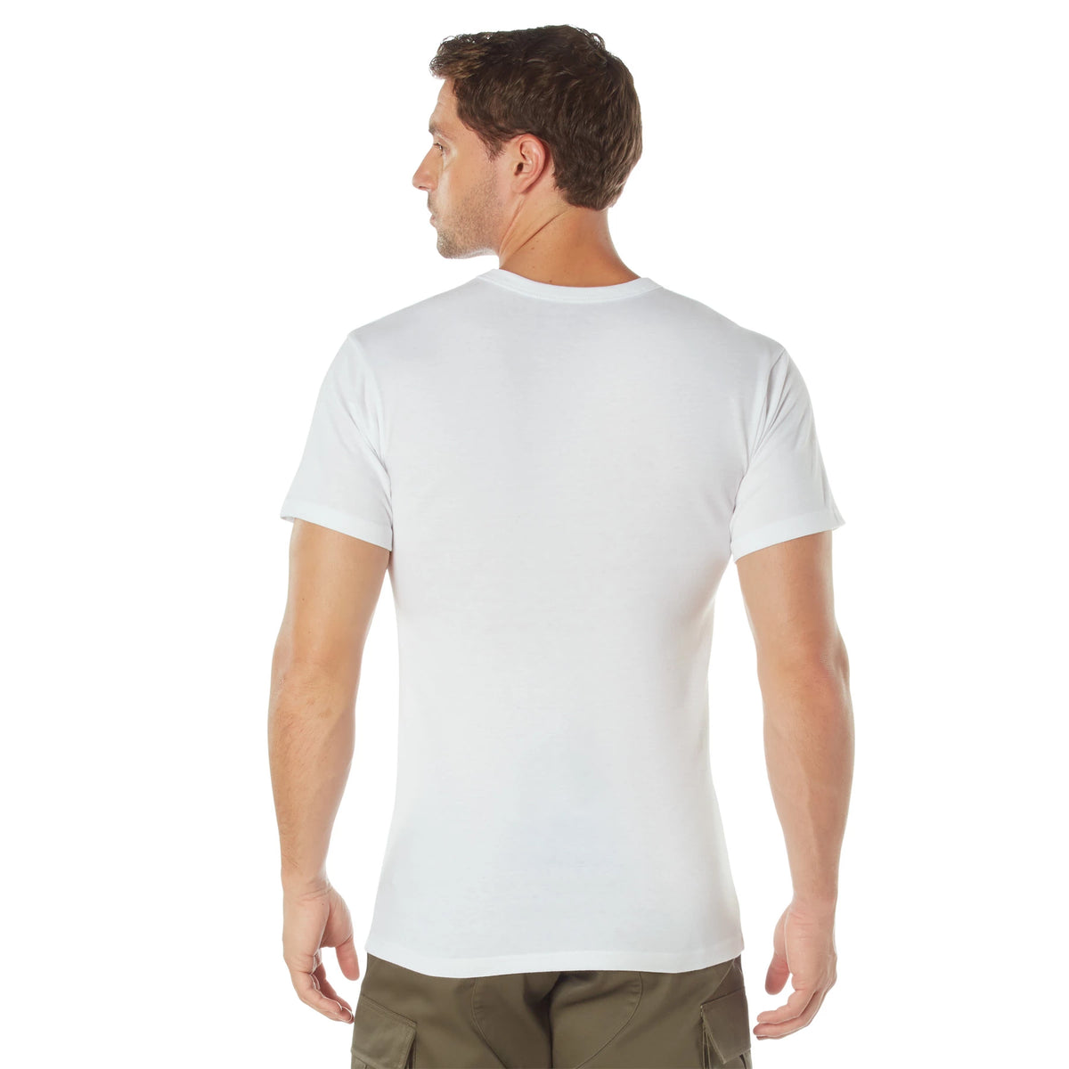 Rothco Solid Color T-Shirt with Cotton / Polyester Blend - Rothco 18150-SML