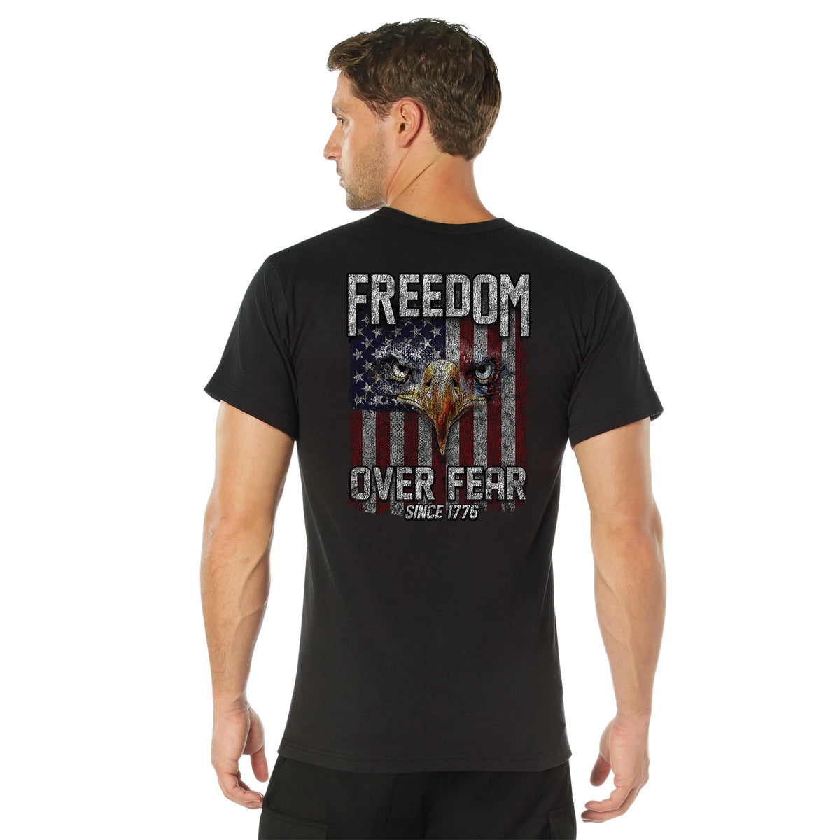 Rothco Freedom Over Fear T-Shirt - Rothco 18170-SML