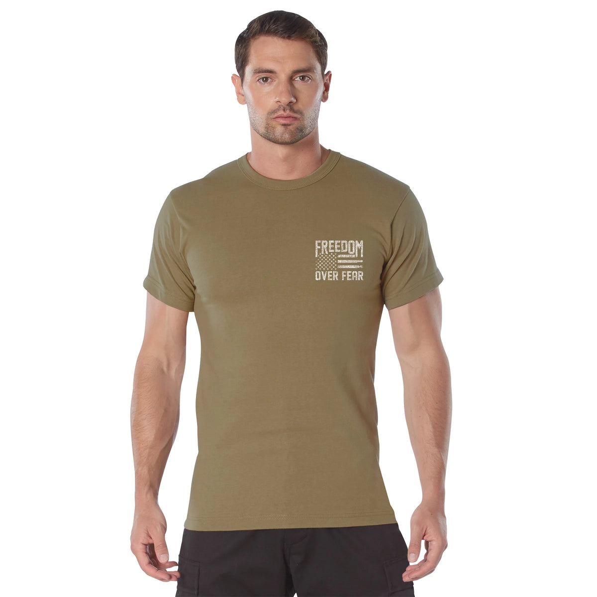 Rothco Freedom Over Fear T-Shirt - Rothco 18180-SML