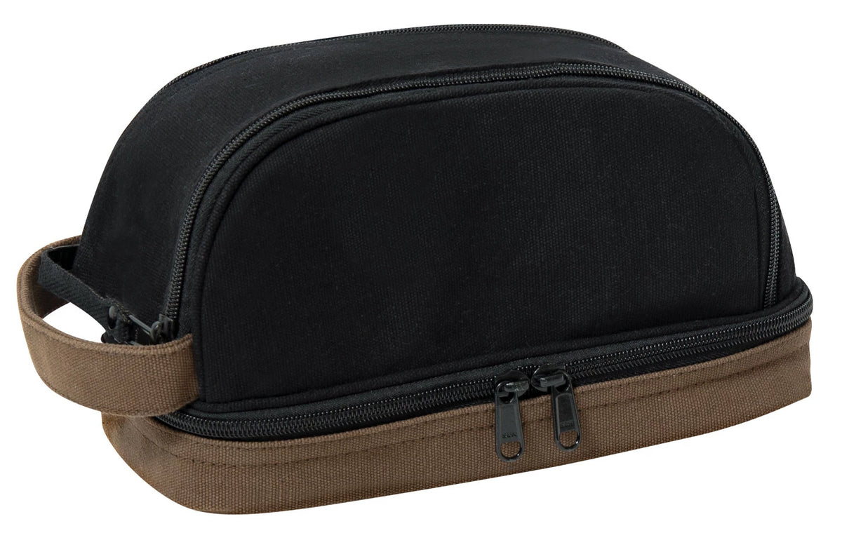 Rothco Deluxe Canvas Travel Kit - Rothco 1854-BLACK