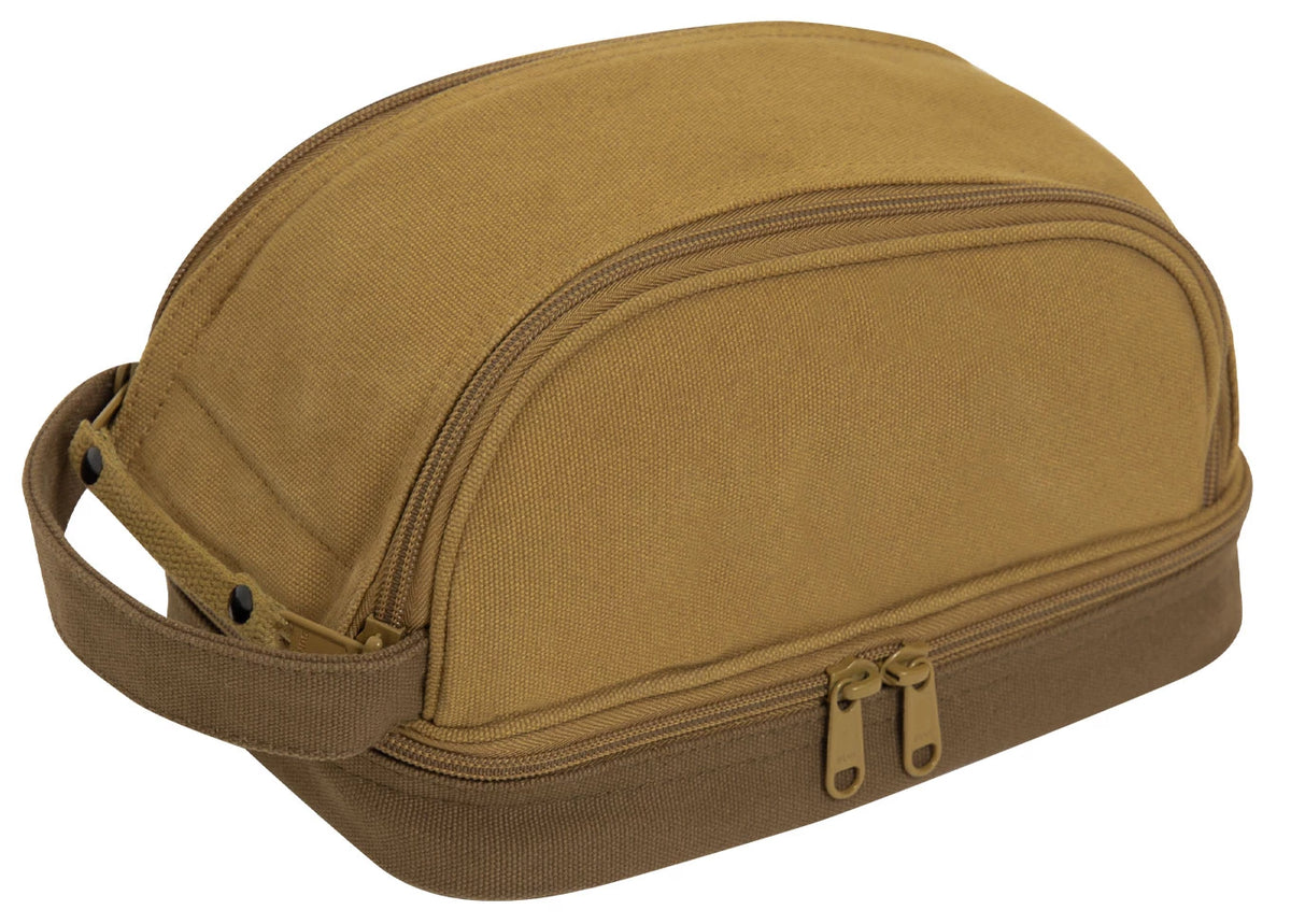 Rothco Deluxe Canvas Travel Kit - Rothco 1854-COYOTE