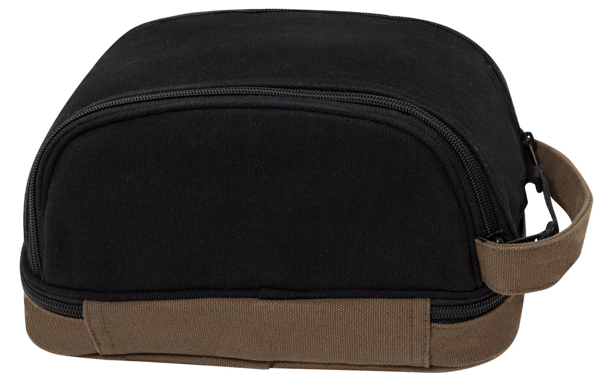 Rothco Deluxe Canvas Travel Kit - Rothco 1854-BLACK