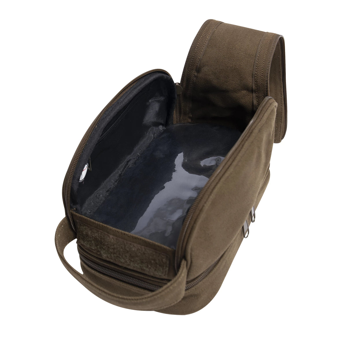 Rothco Deluxe Canvas Travel Kit - Rothco 1854-EARTH BROWN