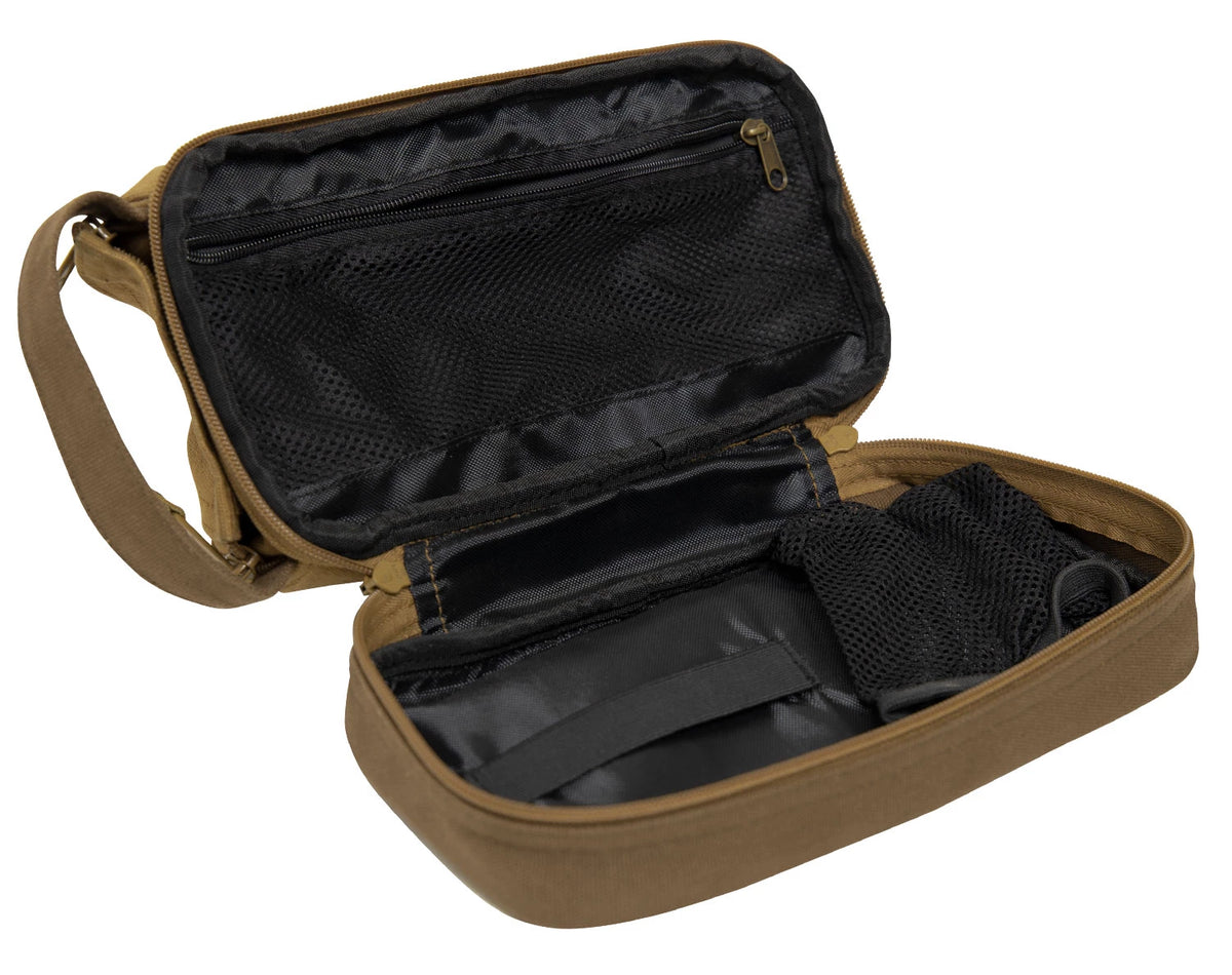 Rothco Deluxe Canvas Travel Kit - Rothco 1854-COYOTE