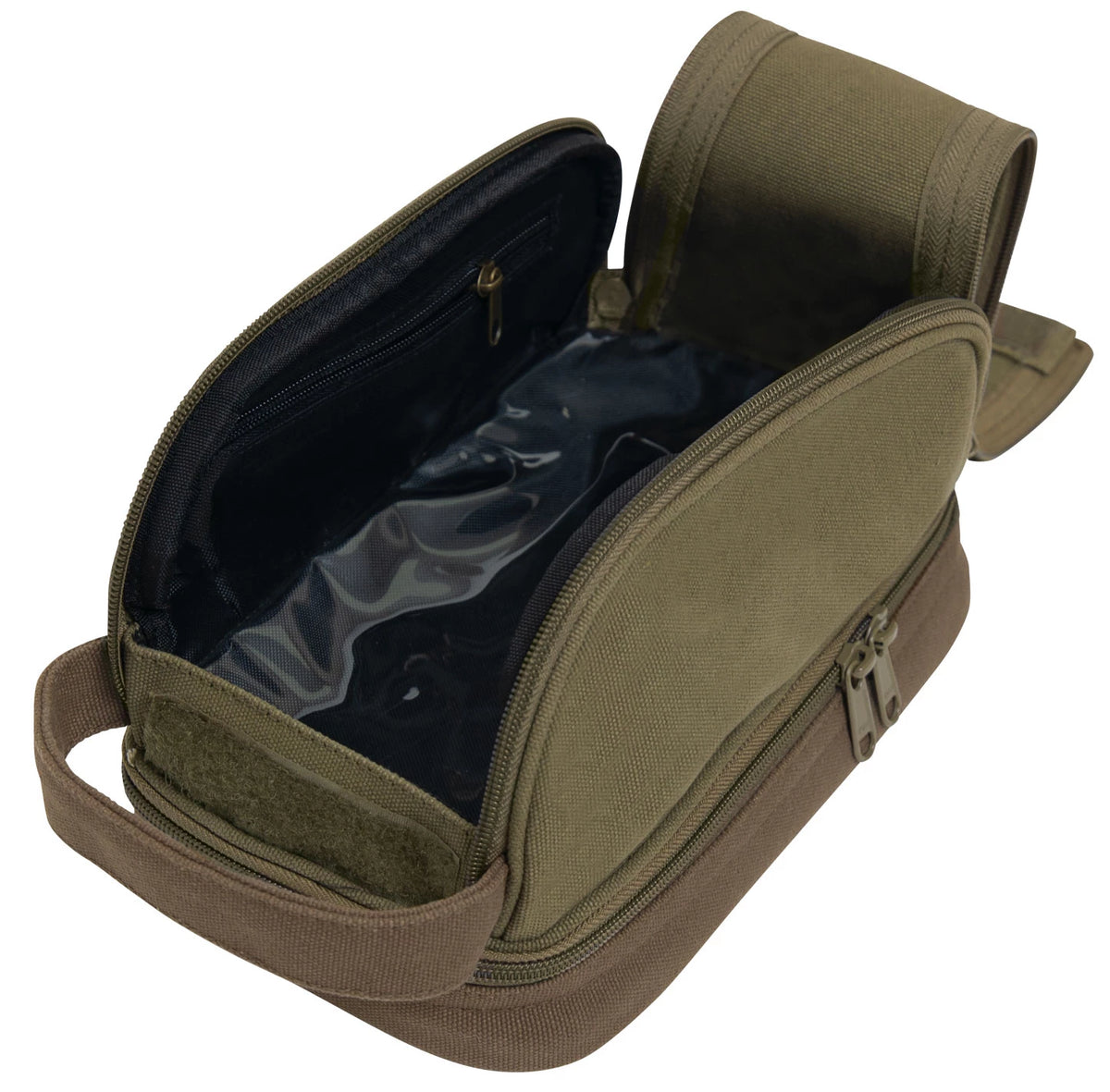 Rothco Deluxe Canvas Travel Kit - Rothco 1854-OLIVE DRAB