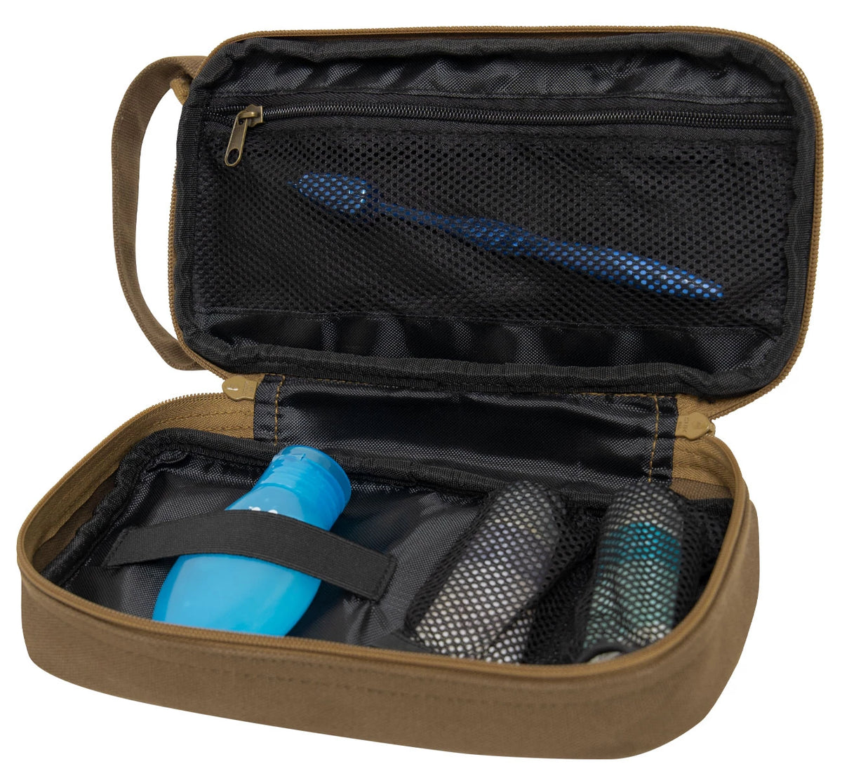 Rothco Deluxe Canvas Travel Kit - Rothco 1854-COYOTE