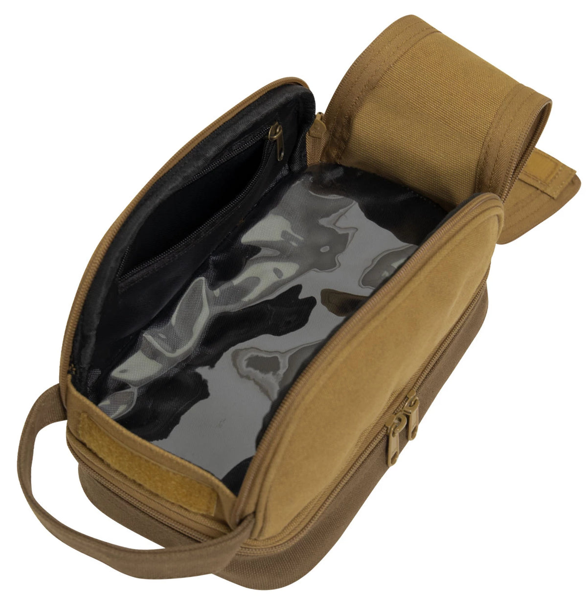 Rothco Deluxe Canvas Travel Kit - Rothco 1854-COYOTE