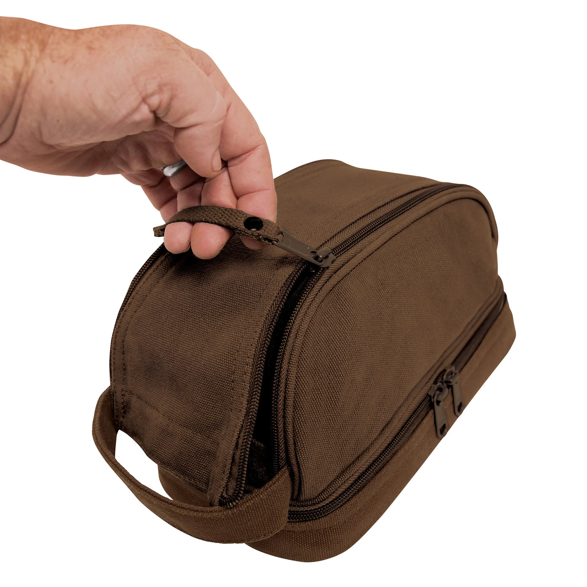 Rothco Deluxe Canvas Travel Kit - Rothco 1854-EARTH BROWN