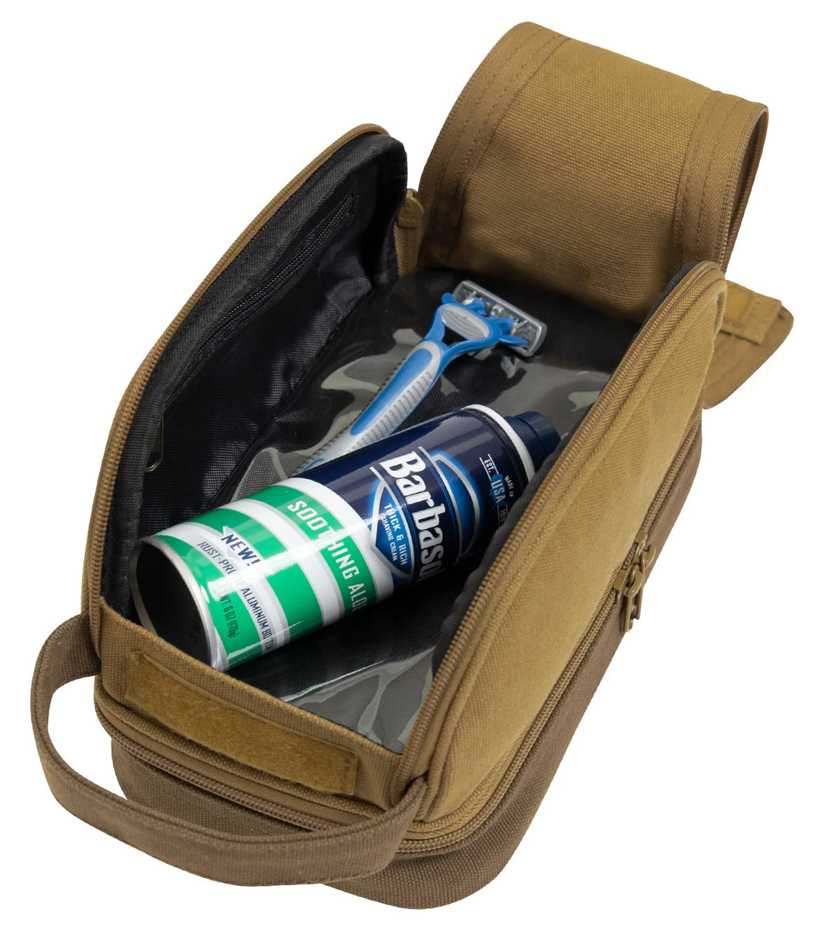 Rothco Deluxe Canvas Travel Kit - Rothco 1854-COYOTE