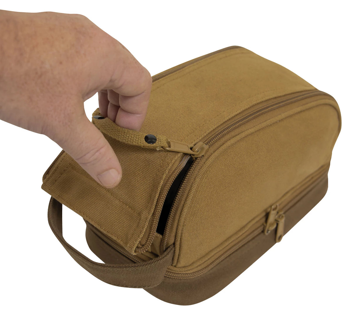 Rothco Deluxe Canvas Travel Kit - Rothco 1854-COYOTE