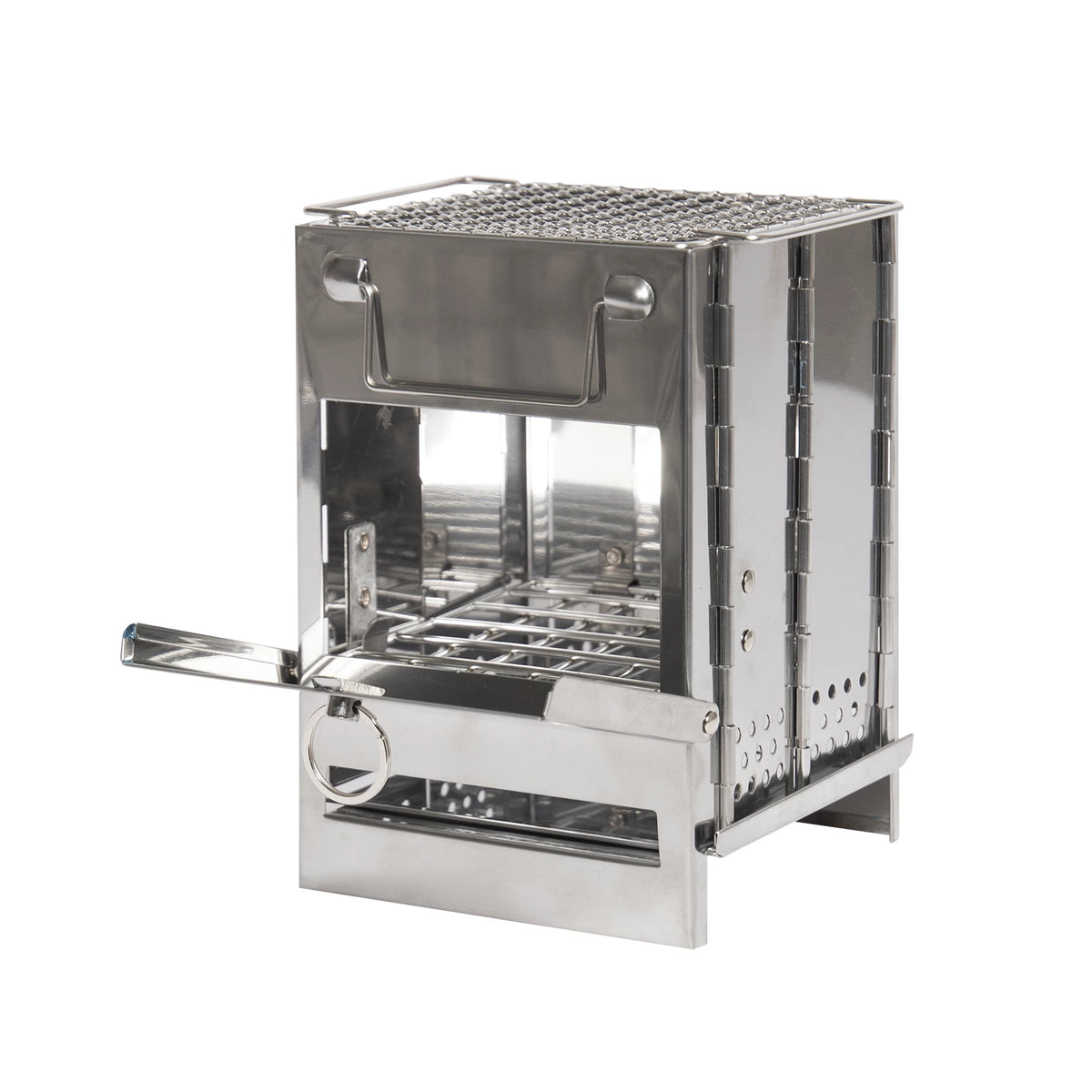 Rothco Stainless Steel Folding Camp Stove - Rothco 1856