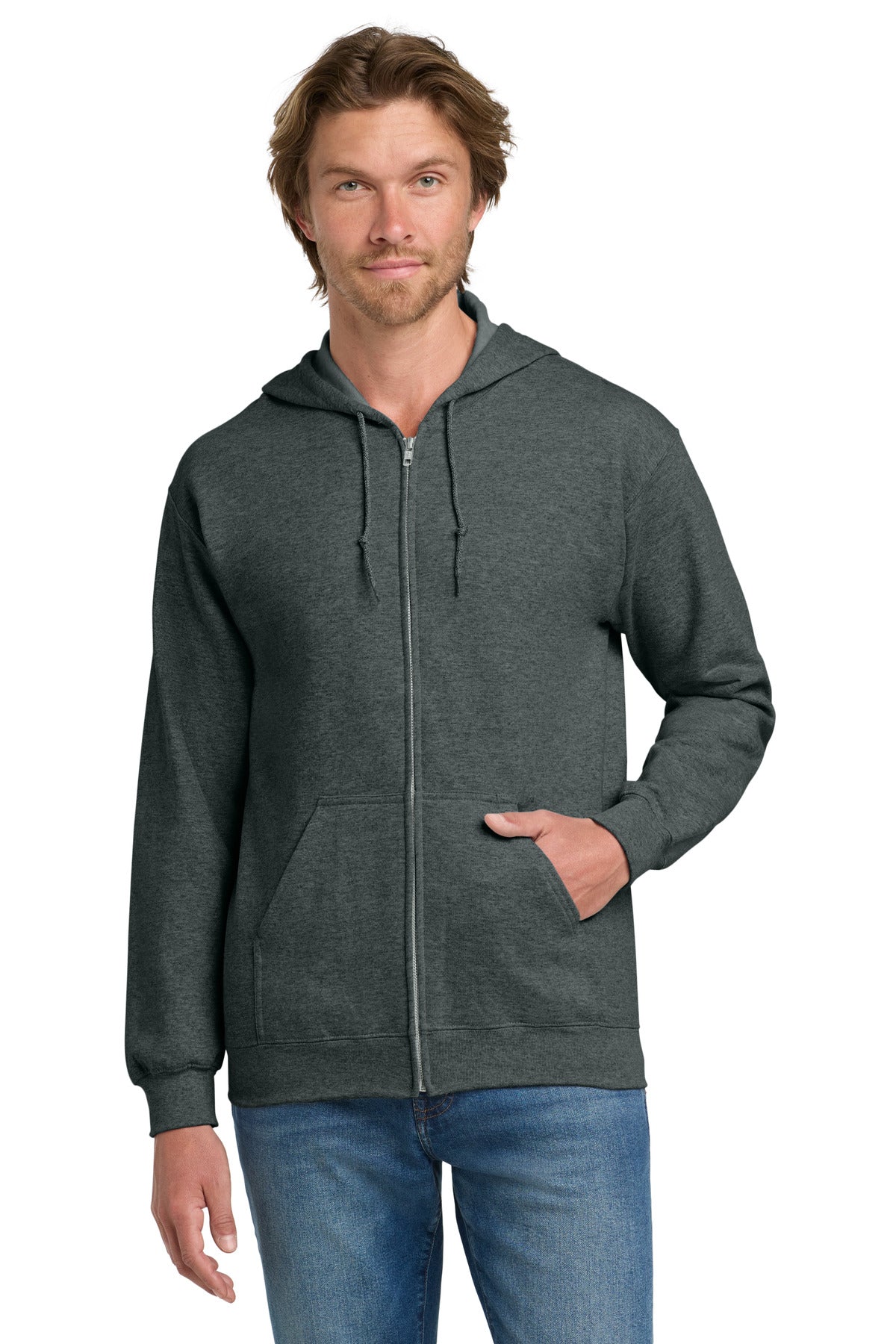 Gildan® - Heavy Blend™ Full-Zip Hooded Sweatshirt. 18600