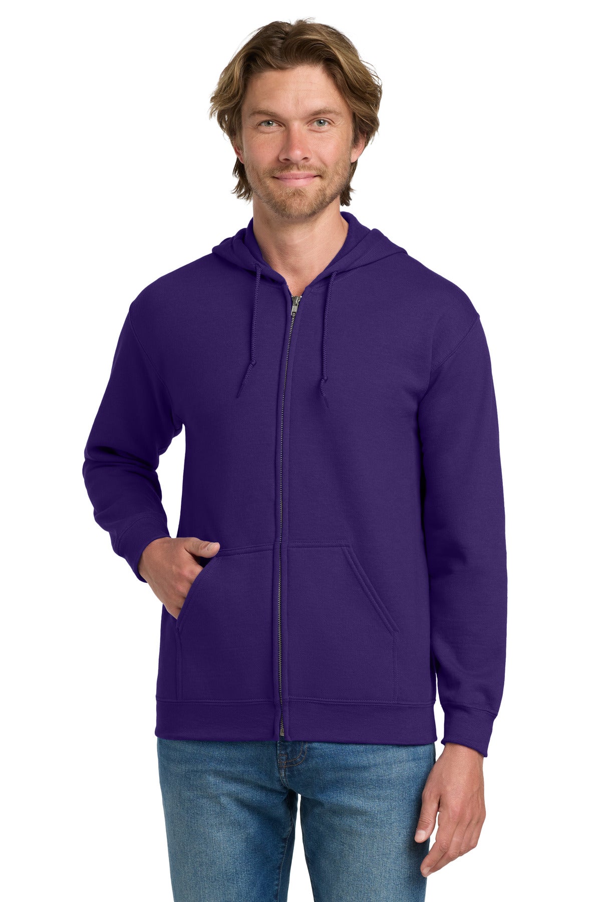 Gildan® - Heavy Blend™ Full-Zip Hooded Sweatshirt. 18600