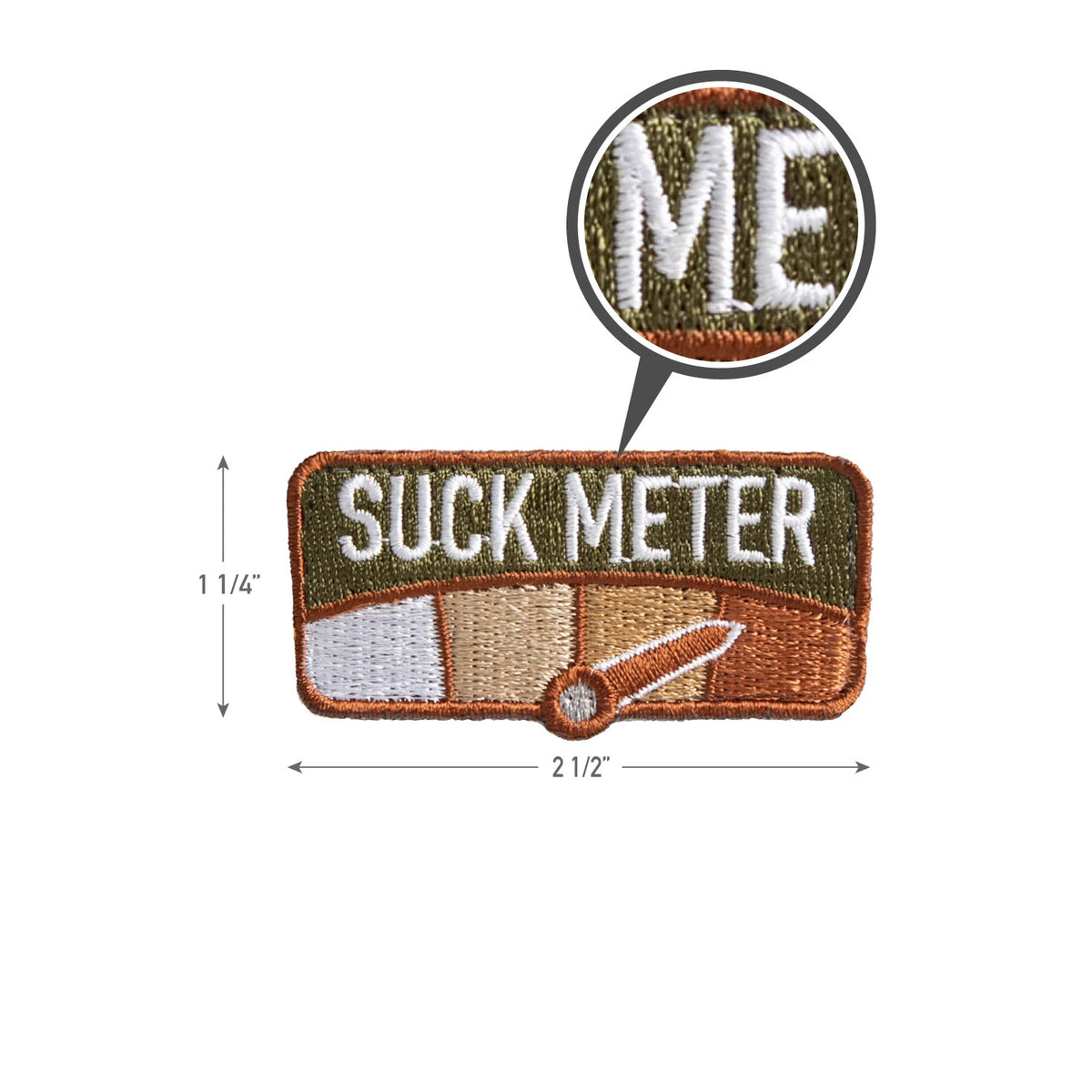 Rothco Suck Meter Morale Patch - Rothco 1879