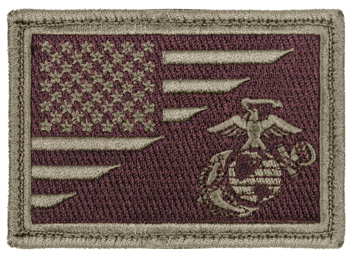 Rothco US Flag / USMC Eagle, Globe and Anchor Morale Patch - Rothco 1891