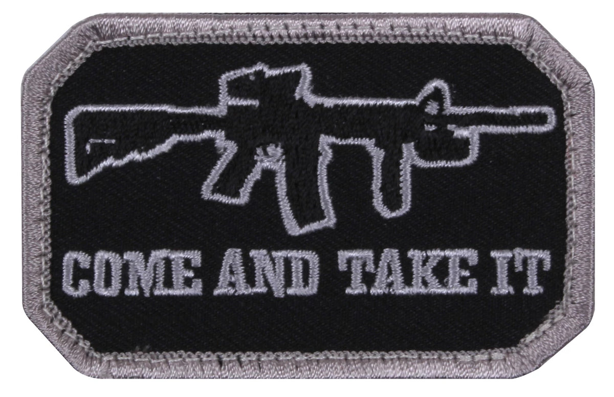 Rothco Come and Take It Morale Patch Black - Rothco 1892