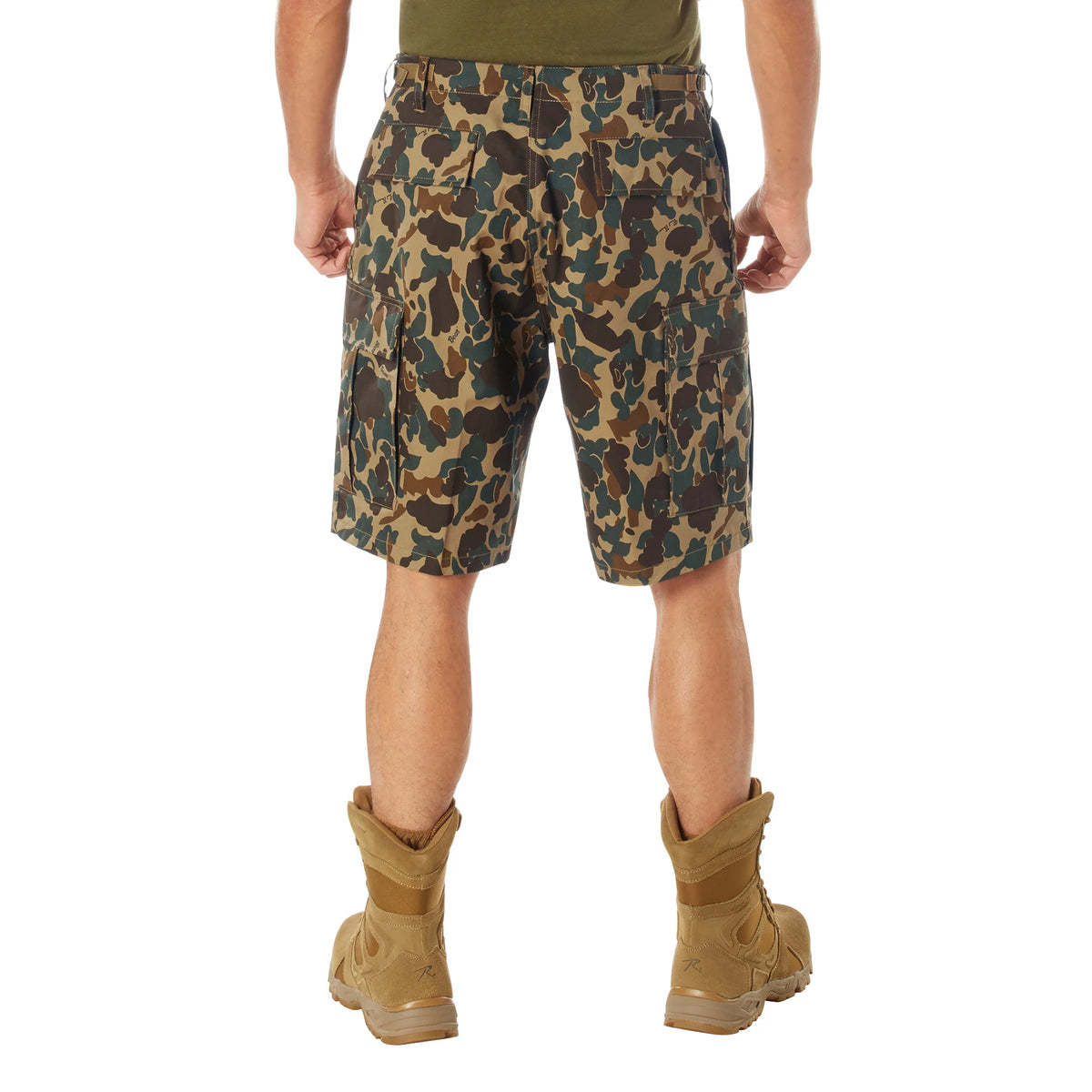 Rothco X Bear Archery Fred Bear Camo BDU Cargo Shorts - Rothco 19027