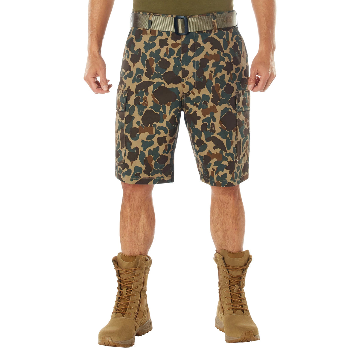 Rothco X Bear Archery Fred Bear Camo BDU Cargo Shorts - Rothco 19027