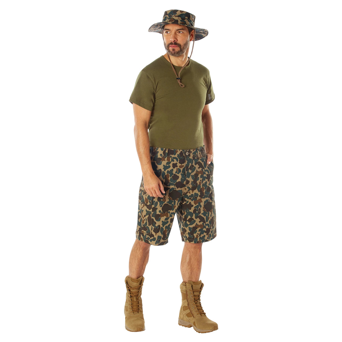 Rothco X Bear Archery Fred Bear Camo BDU Cargo Shorts - Rothco 19025-XLRG