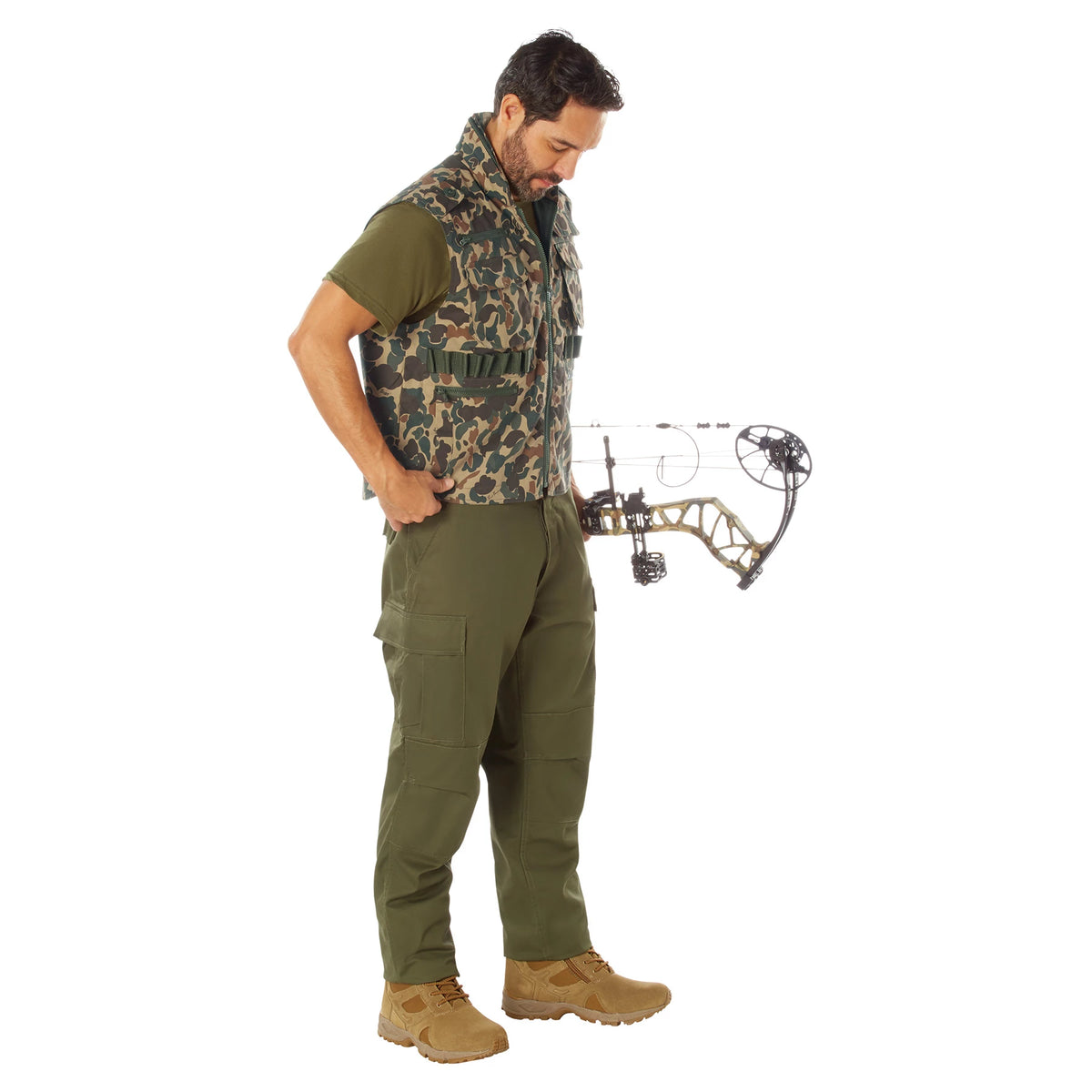 Rothco X Bear Archery Fred Bear Camo Ranger Vest - Rothco 19060-XLRG