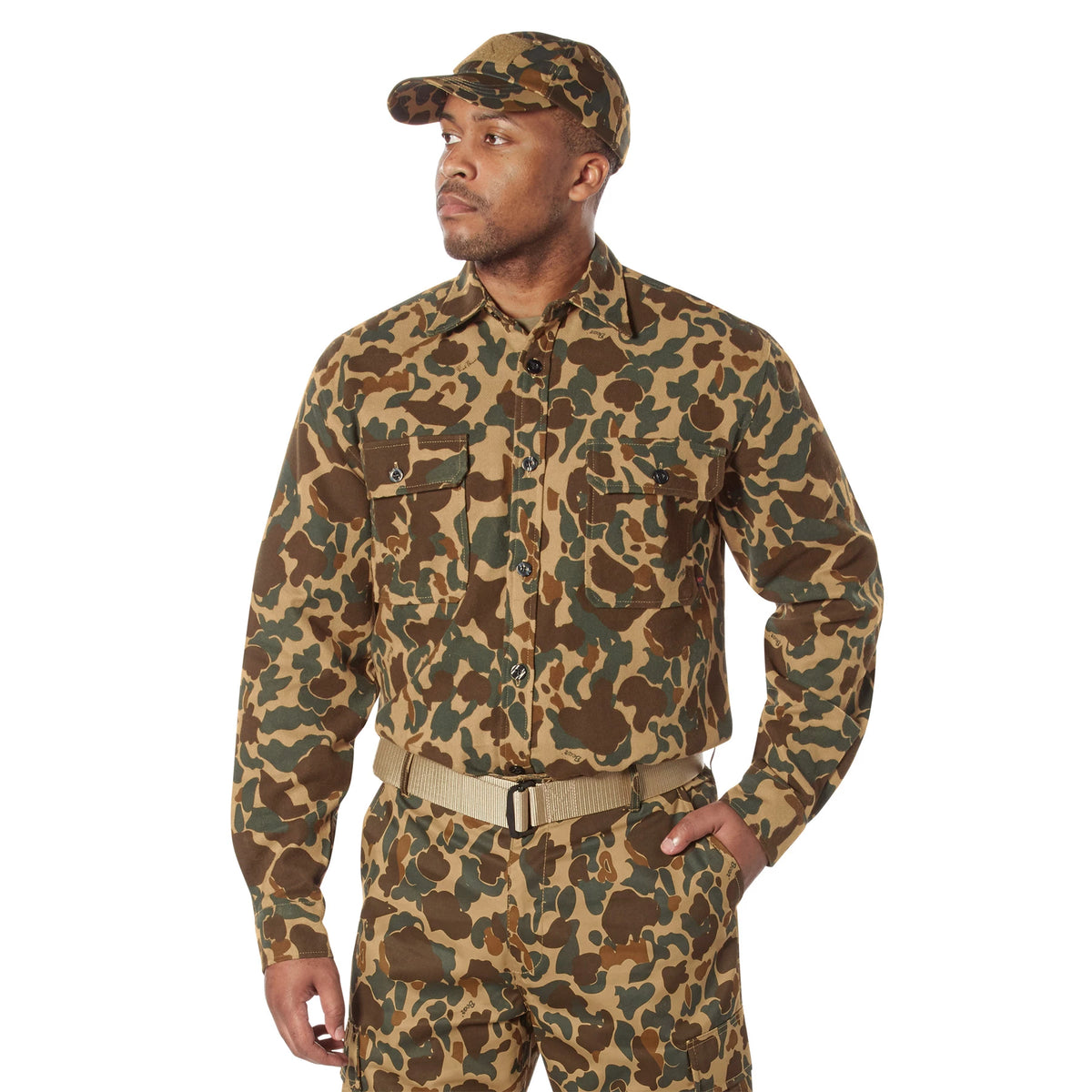 Rothco X Bear Archery Fred Bear Camo Flannel Shirt - Rothco 19080-SML