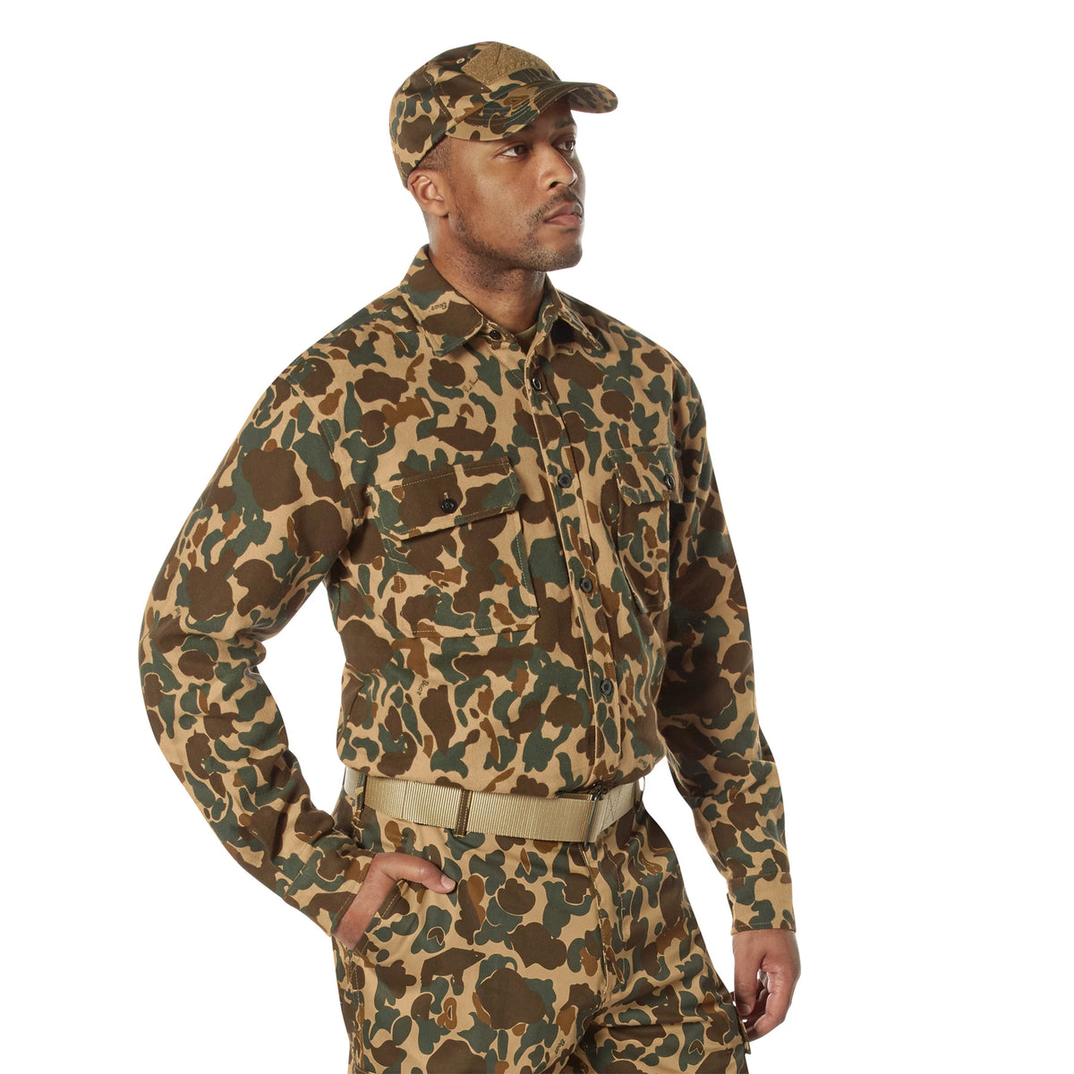 Rothco X Bear Archery Fred Bear Camo Flannel Shirt - Rothco 19080-XLRG