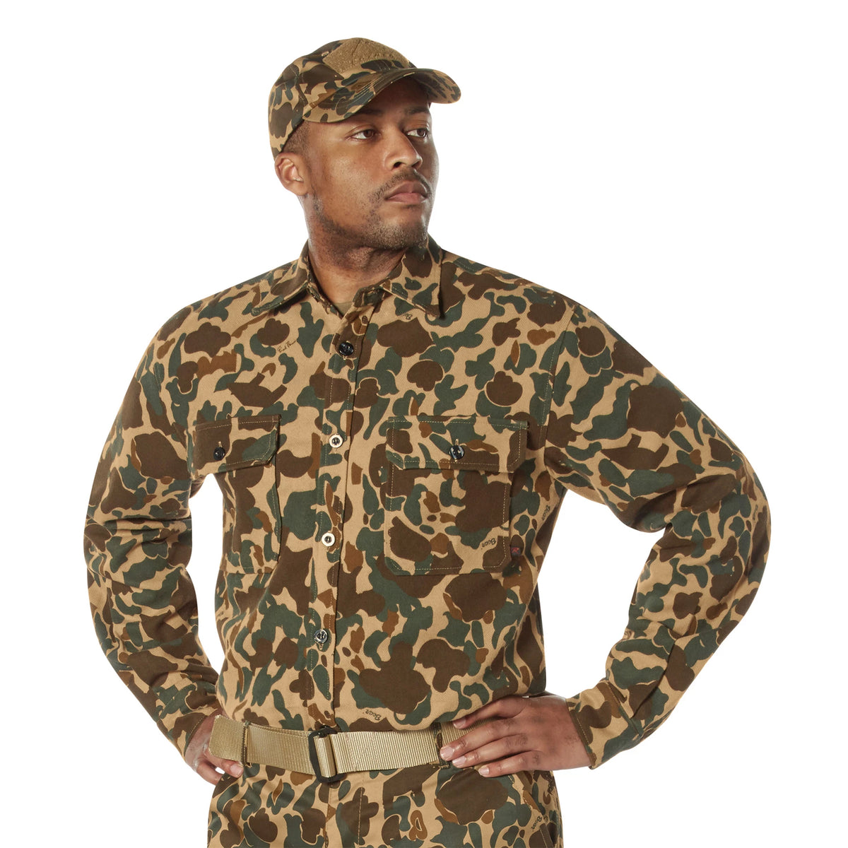 Rothco X Bear Archery Fred Bear Camo Flannel Shirt - Rothco 19082-3XL