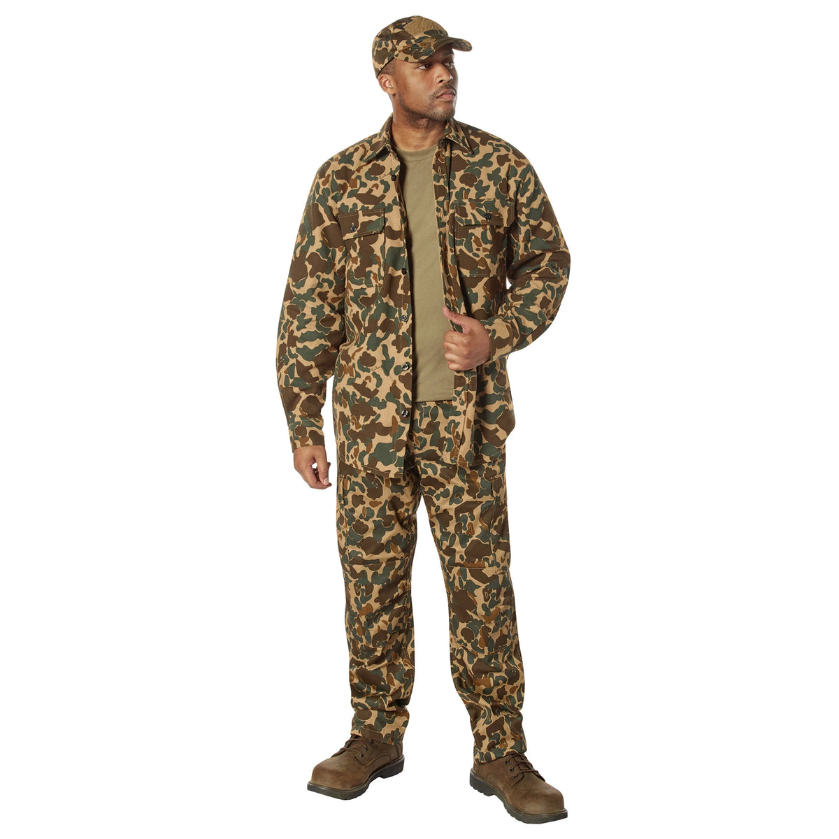 Rothco X Bear Archery Fred Bear Camo Flannel Shirt - Rothco 19080-SML