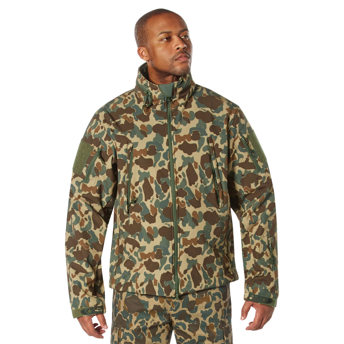 Rothco X Bear Archery Fred Bear Camo Special Ops Soft Shell Jacket - Rothco 19090-SML