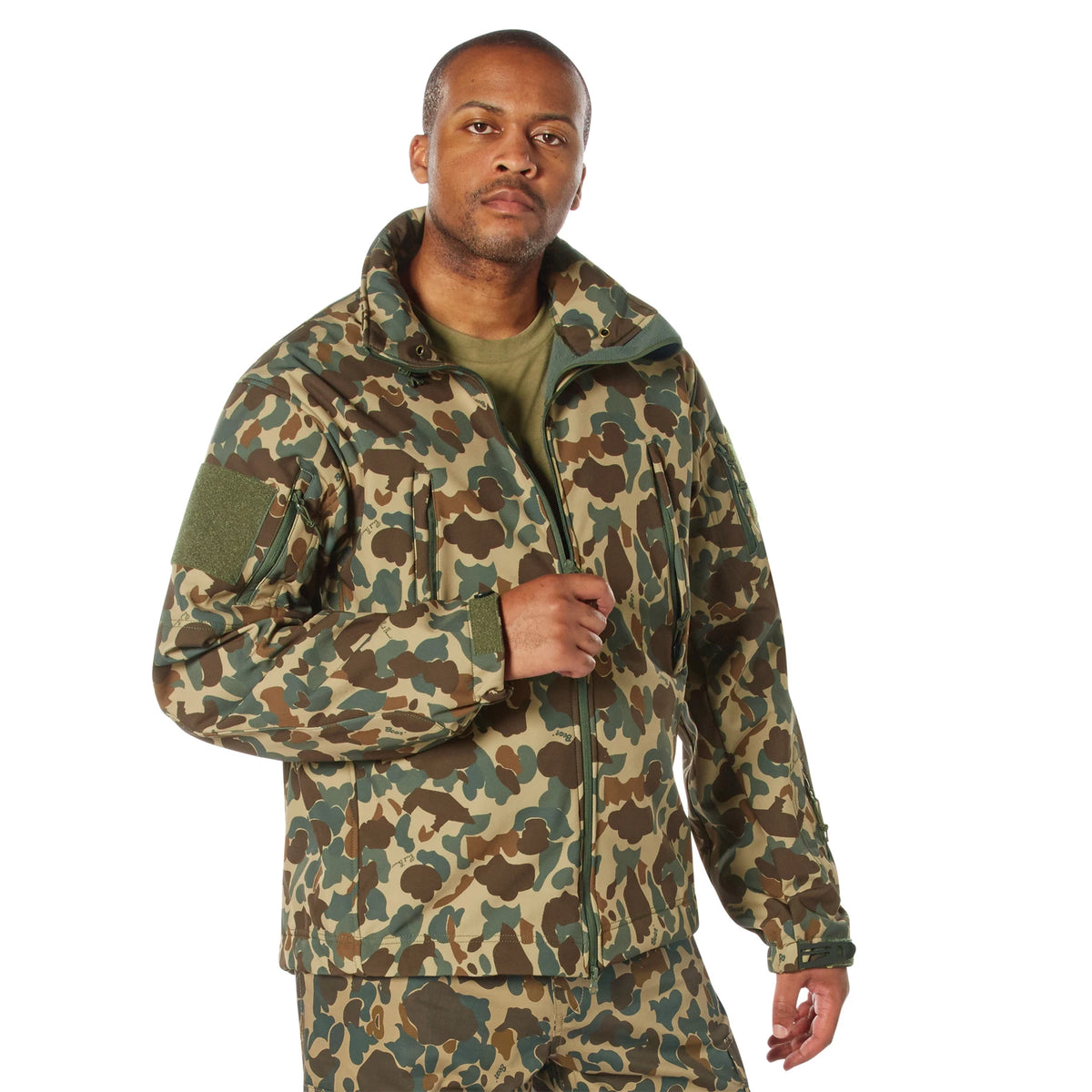 Rothco X Bear Archery Fred Bear Camo Special Ops Soft Shell Jacket - Rothco 19090-XLRG