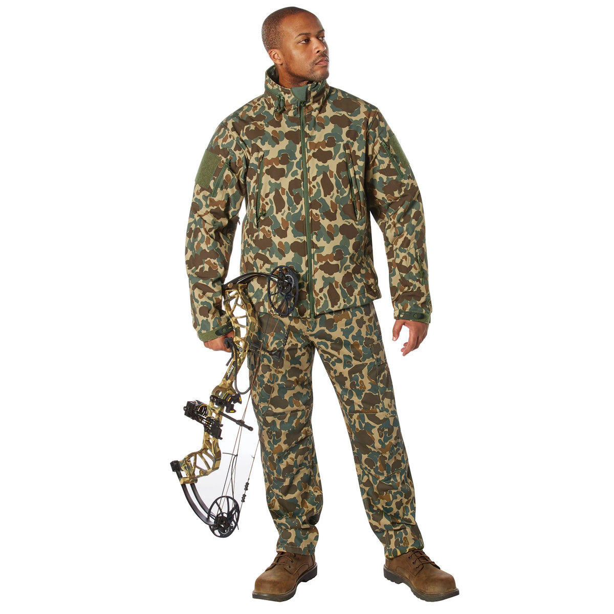 Rothco X Bear Archery Fred Bear Camo Special Ops Soft Shell Jacket - Rothco 19092-3XL