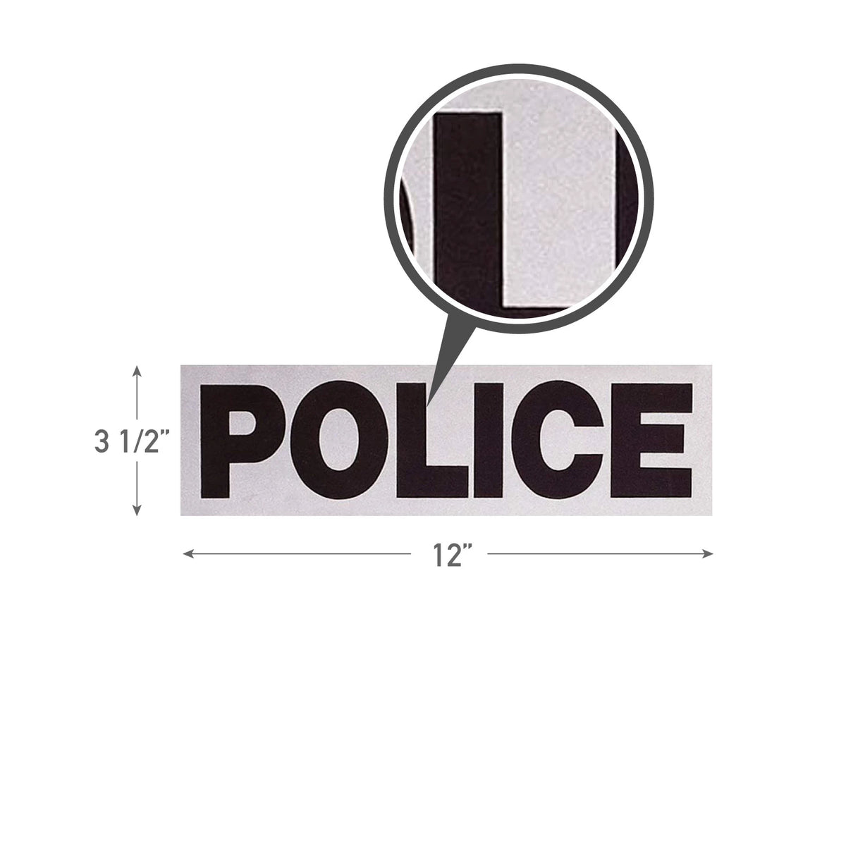 Rothco Reflective Police Patch - Rothco 1920