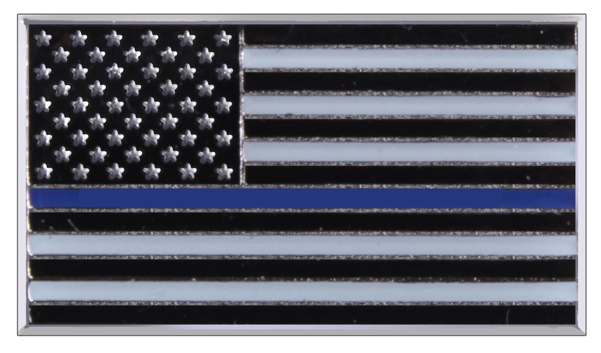Rothco Thin Blue Line Flag Pin - Rothco 1967